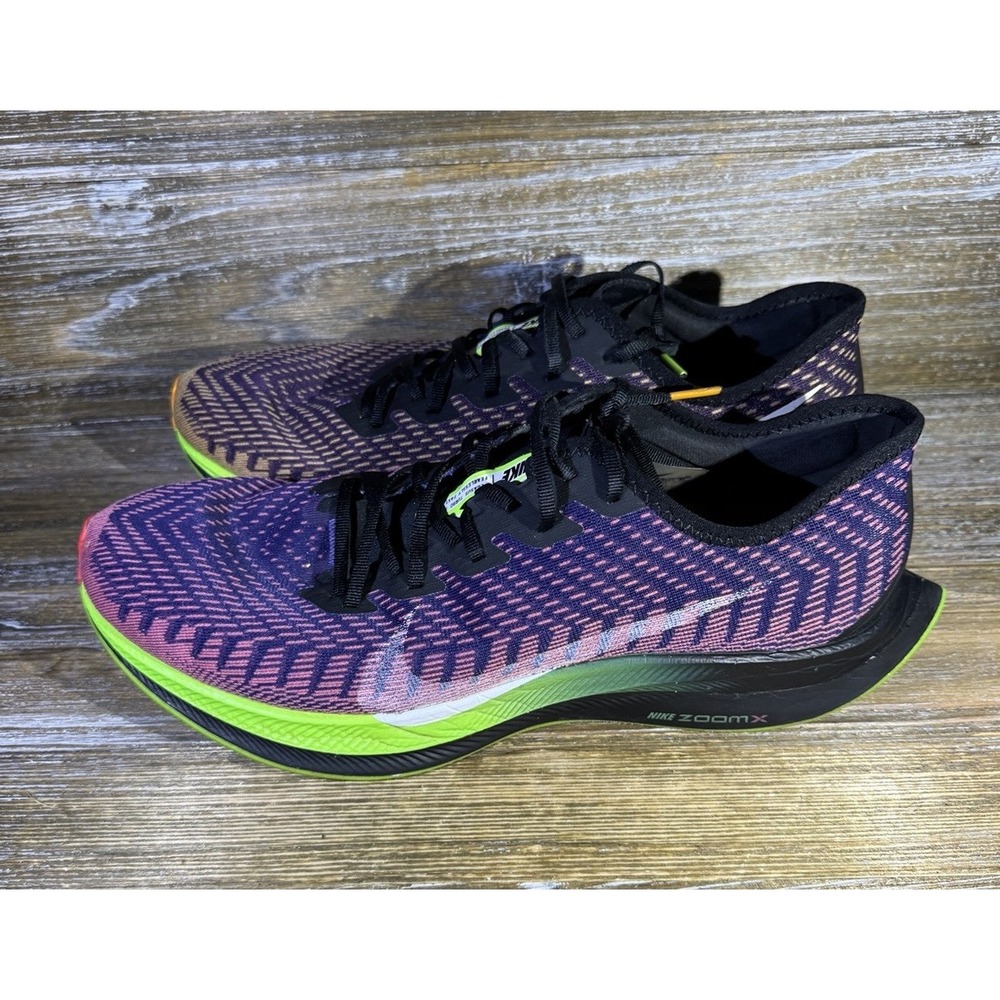 Nike Zoom Pegasus Turbo 2 Shoes Court Purple Running Athletic Sneakers Men's 12